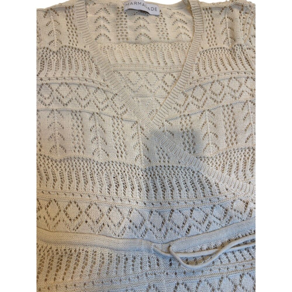 Marmalade Crochet knit romper size m